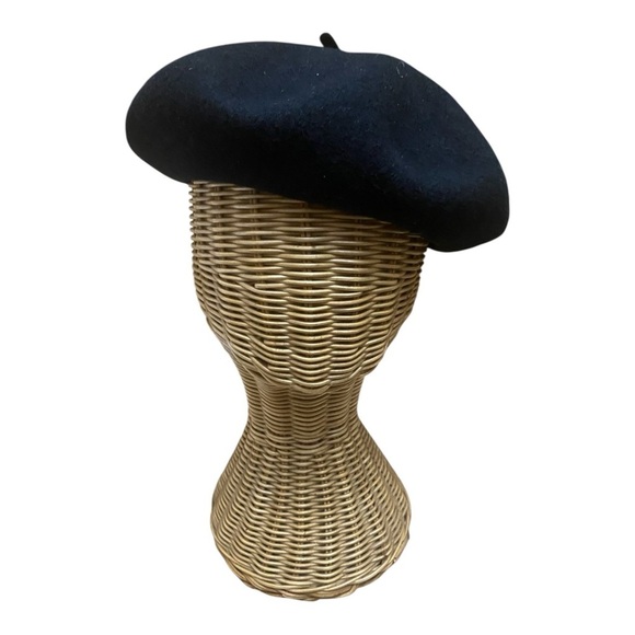 Brixton Accessories - Brixton Audrey Womens Black Wool Beret Hat